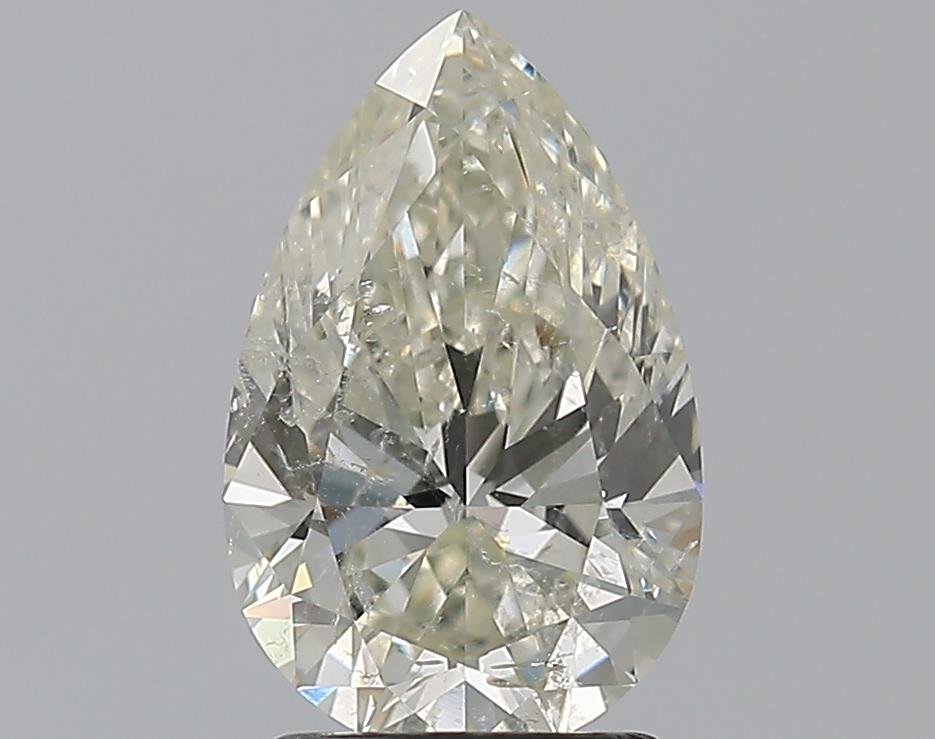 2.21ct J SI2 Rare Carat Ideal Cut Pear Diamond
