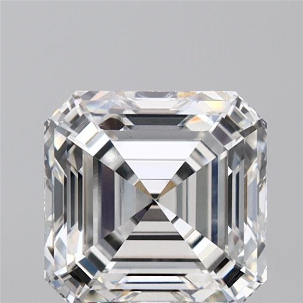 2.56ct F VVS2 Rare Carat Ideal Cut Asscher Lab Grown Diamond