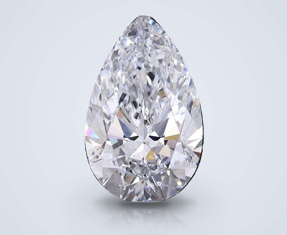 1.50 Carat Pear Lab Diamond