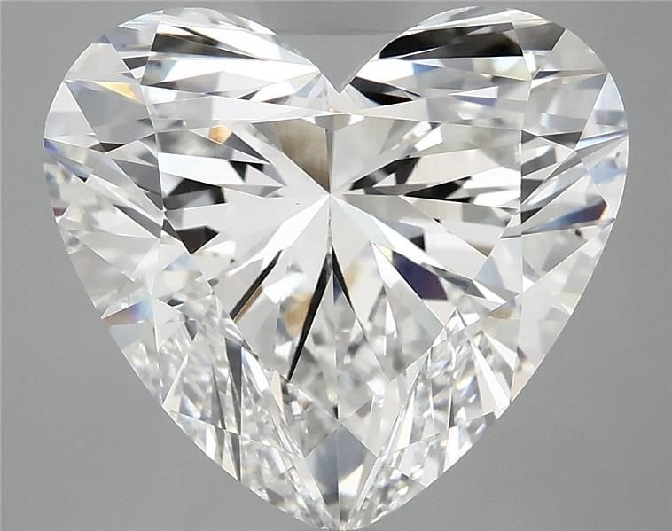 7.20ct E VVS2 Rare Carat Ideal Cut Heart Lab Grown Diamond