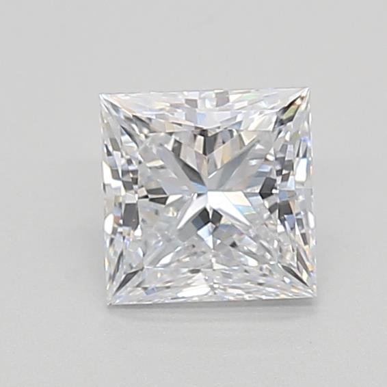 0.69ct D VVS2 Rare Carat Ideal Cut Princess Lab Grown Diamond