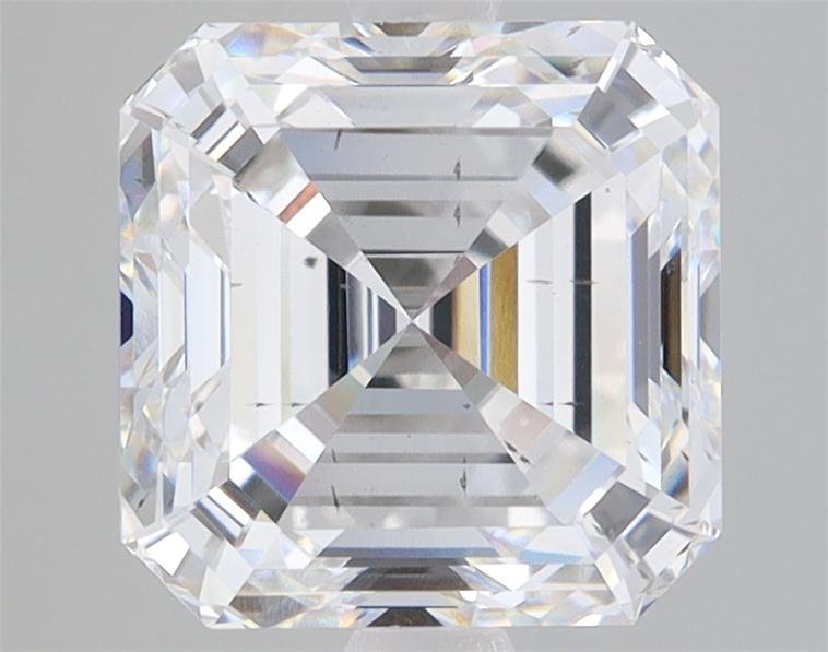 3.35ct F SI1 Rare Carat Ideal Cut Asscher Lab Grown Diamond