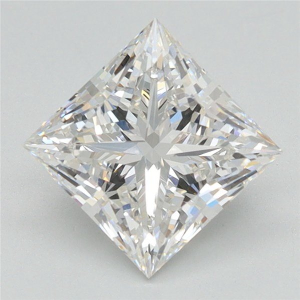 1.55ct F VVS2 Rare Carat Ideal Cut Princess Lab Grown Diamond