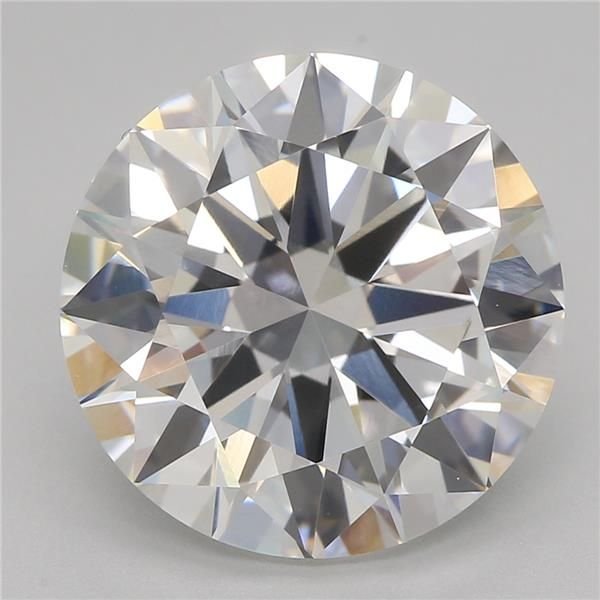 4.01ct F VVS2 Excellent Cut Round Lab Grown Diamond
