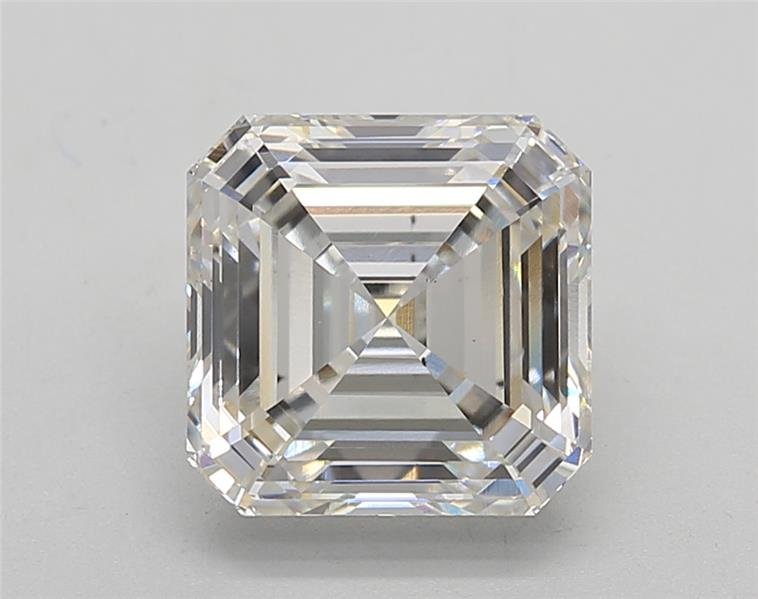 3.13ct H VS1 Rare Carat Ideal Cut Asscher Lab Grown Diamond