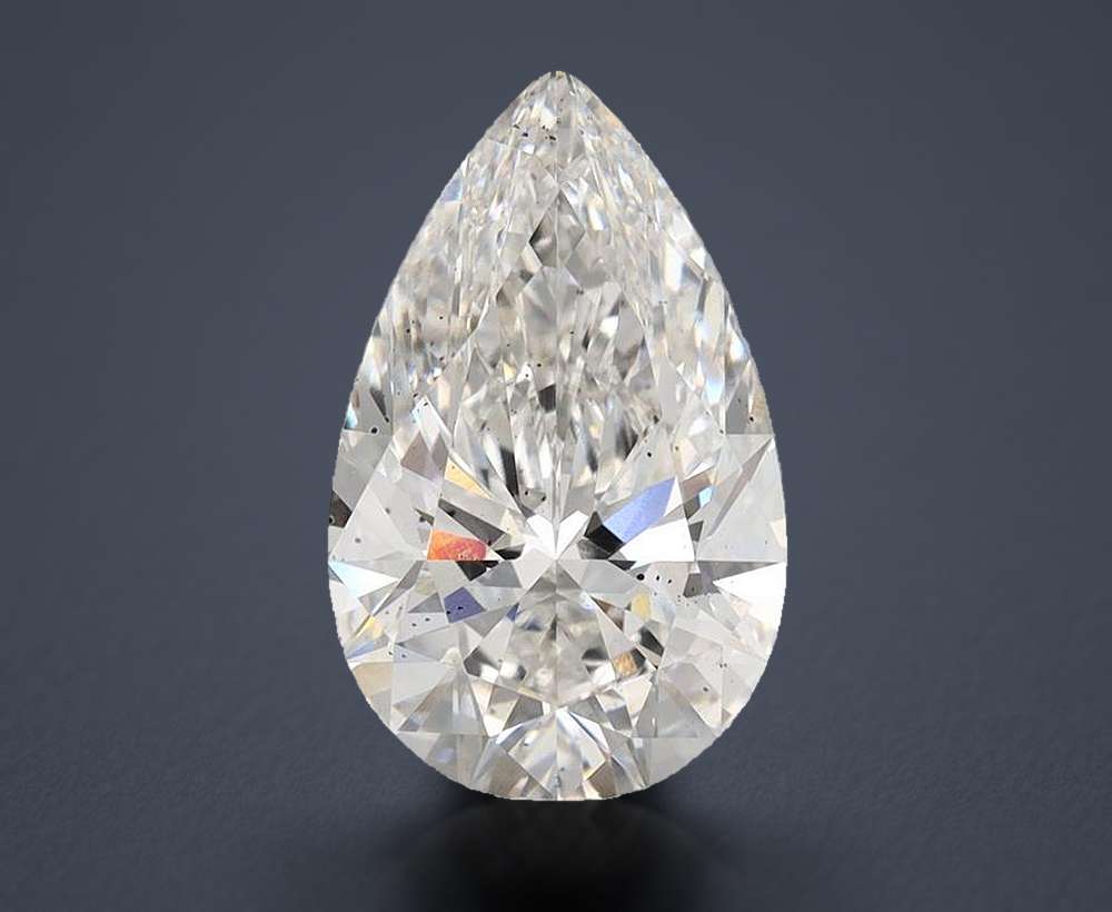 4.08 Carat Pear Lab Diamond