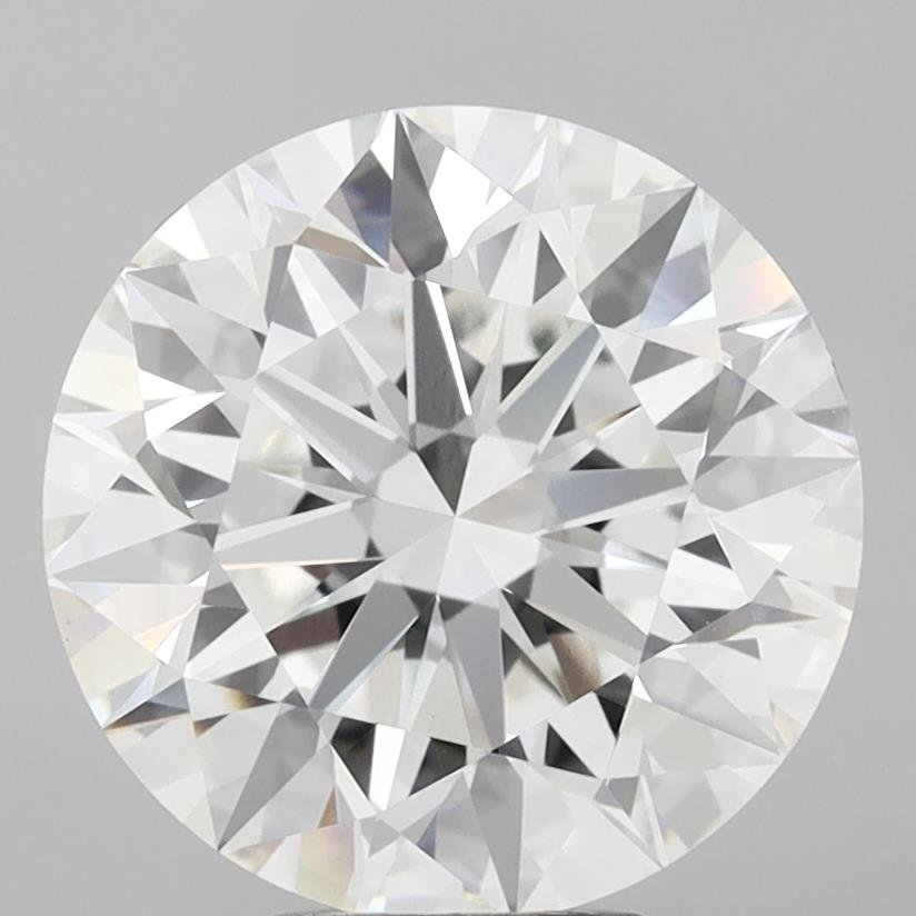 6.34 Carat Round Lab Diamond