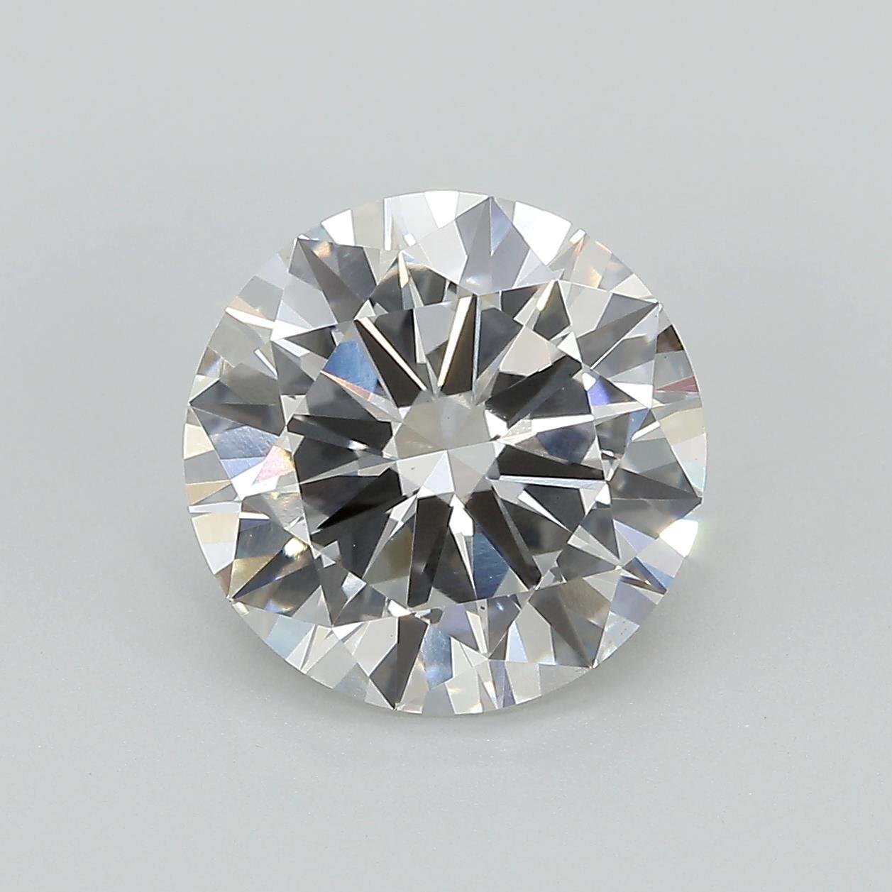 4.08ct F VS1 Excellent Cut Round Lab Grown Diamond