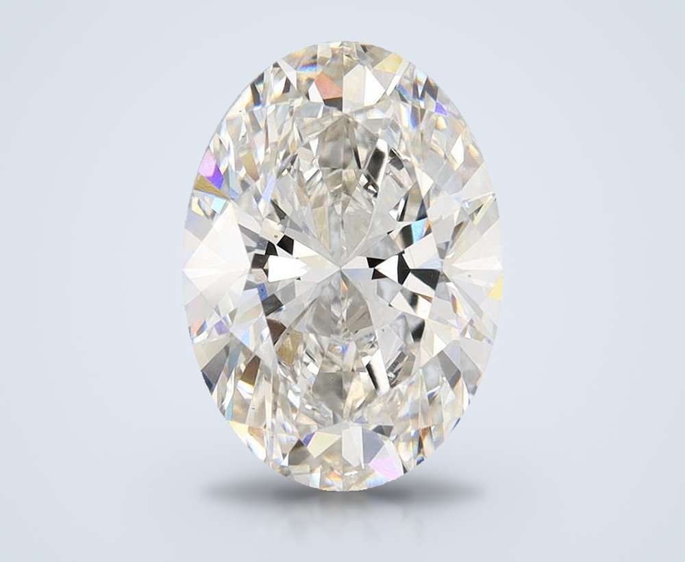 3.70 Carat Oval Lab Diamond