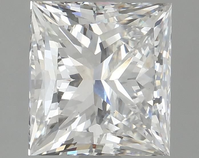 2.34ct H VS2 Rare Carat Ideal Cut Princess Lab Grown Diamond