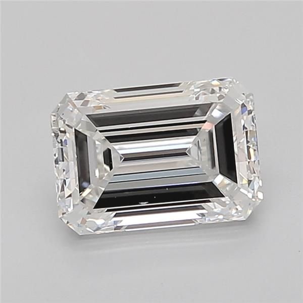 2.01ct F VS2 Rare Carat Ideal Cut Emerald Lab Grown Diamond