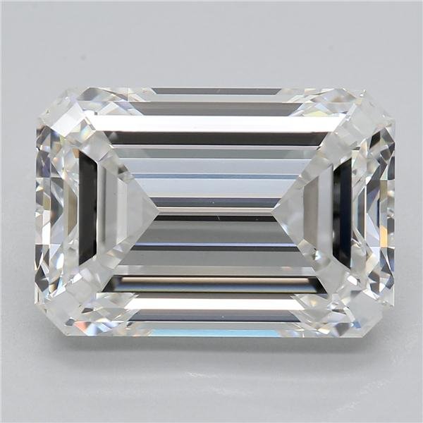 4.60ct G VS1 Excellent Cut Emerald Lab Grown Diamond