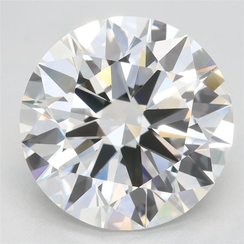 4.01ct F IF Rare Carat Ideal Cut Round Lab Grown Diamond