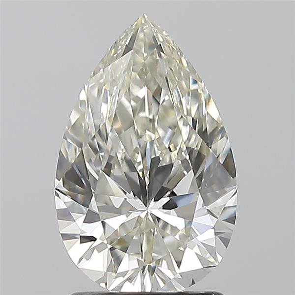 1.70 Carat Pear Natural Diamond