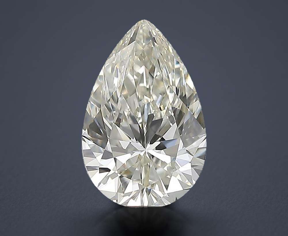 1.70 Carat Pear Natural Diamond