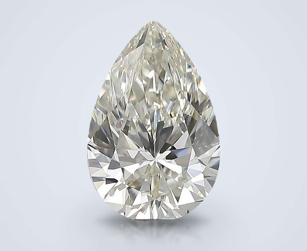 1.70 Carat Pear Natural Diamond