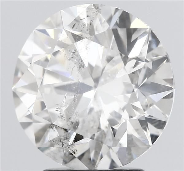 3.13ct G SI2 Rare Carat Ideal Cut Round Diamond