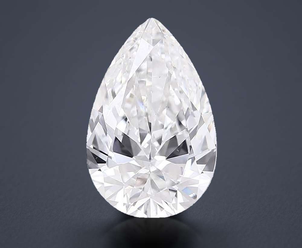 4.51 Carat Pear Lab Diamond