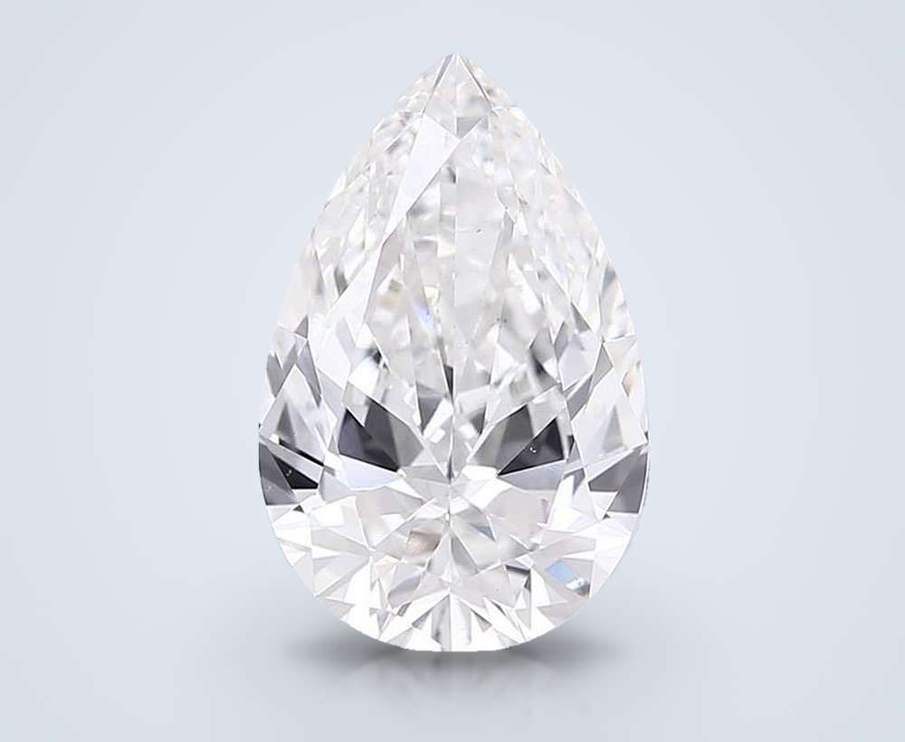 4.51 Carat Pear Lab Diamond