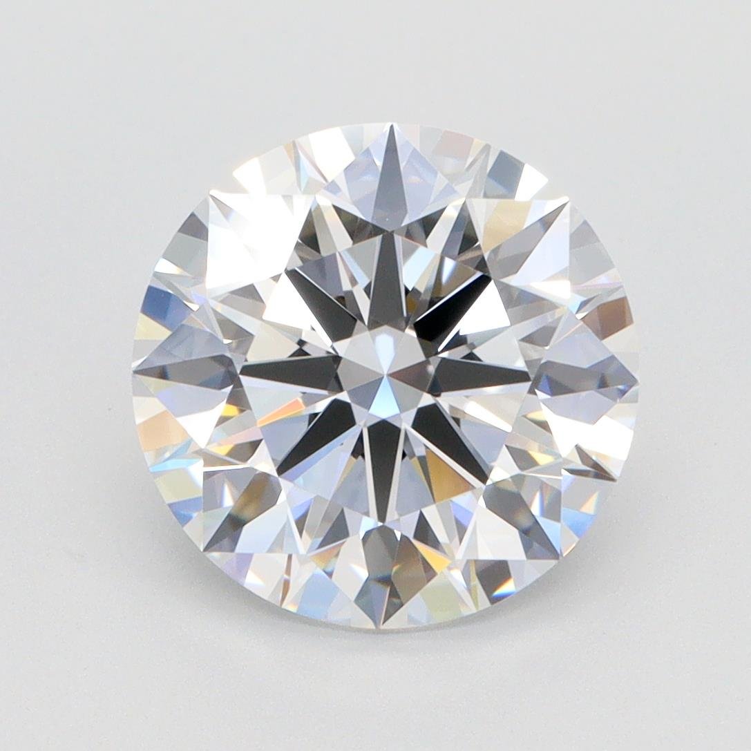 3.67ct D VVS2 Rare Carat Ideal Cut Round Lab Grown Diamond