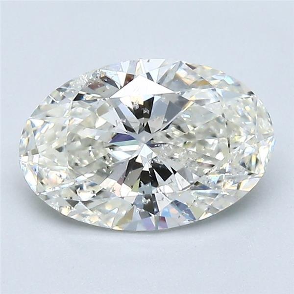 1.51ct J SI2 Rare Carat Ideal Cut Oval Diamond