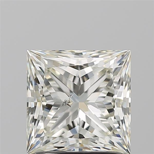 1.53ct K SI2 Rare Carat Ideal Cut Princess Diamond