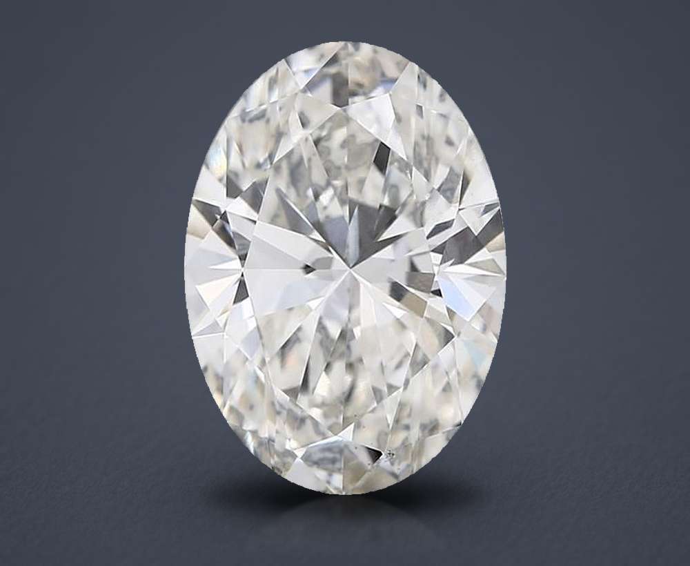 3.63 Carat Oval Lab Diamond