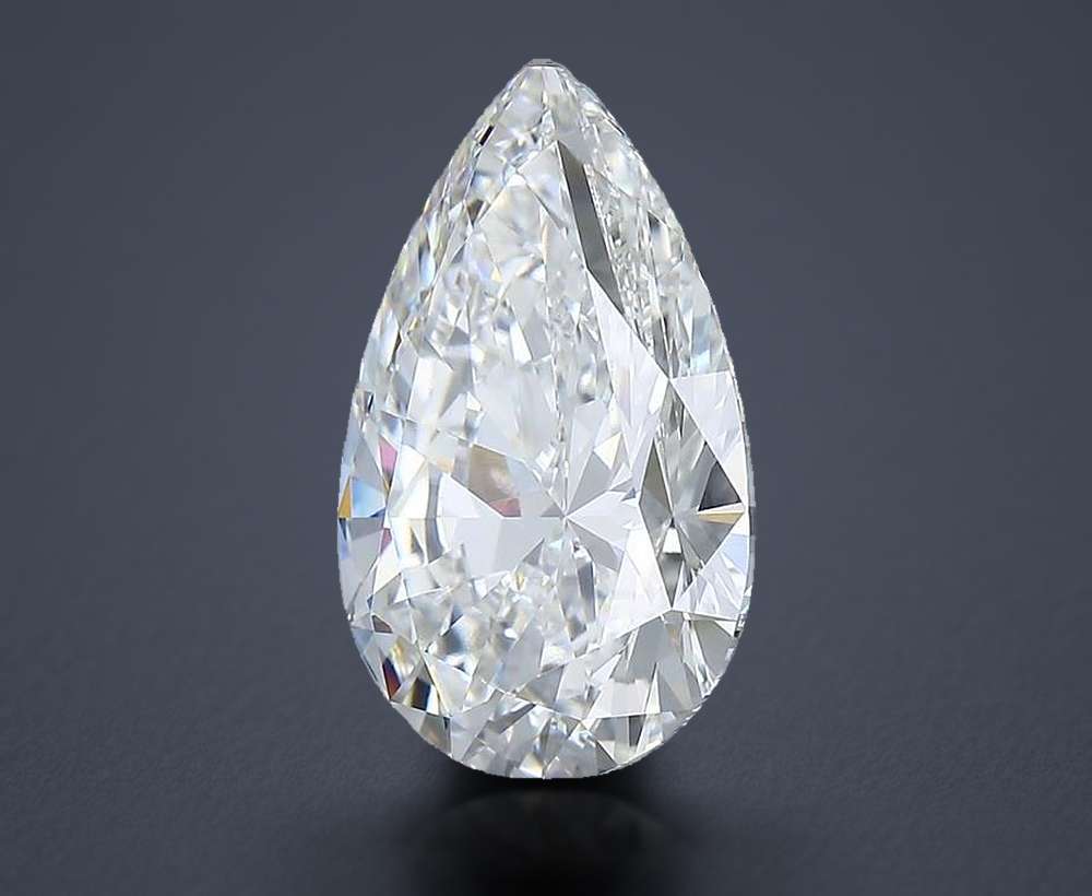 5.27 Carat Pear Lab Diamond