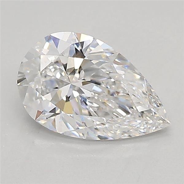 1.12ct D VVS1 Rare Carat Ideal Cut Pear Lab Grown Diamond