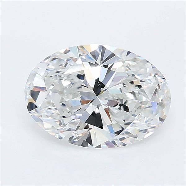 1.59ct D VVS1 Rare Carat Ideal Cut Oval Lab Grown Diamond