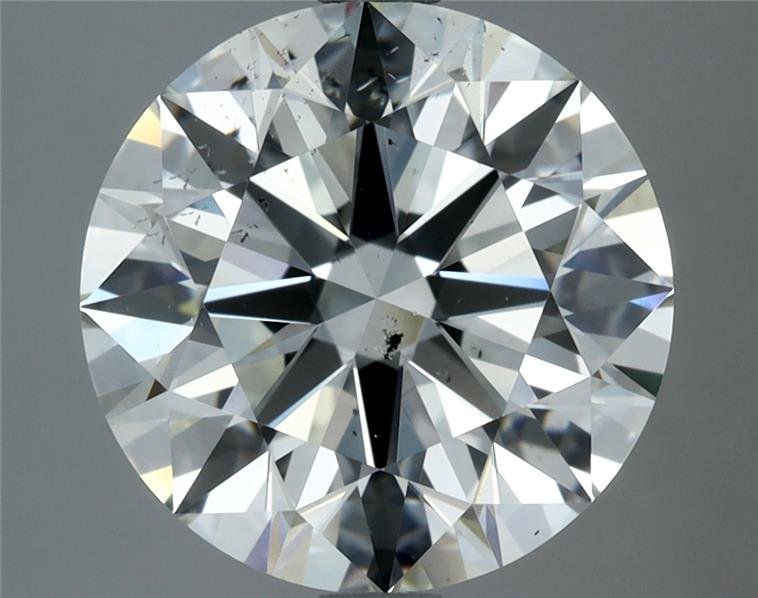 4.03ct I SI1 Rare Carat Ideal Cut Round Diamond
