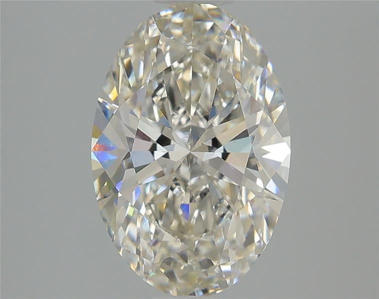 2.65ct H VS2 Rare Carat Ideal Cut Oval Lab Grown Diamond