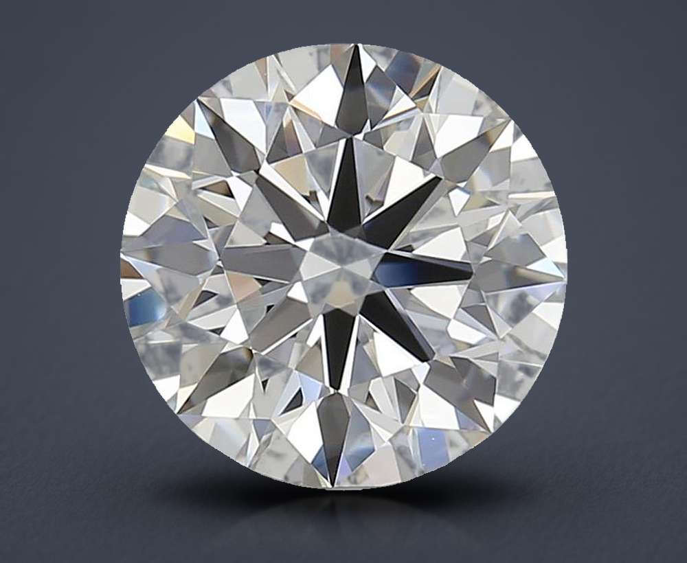 3.42 Carat Round Lab Diamond
