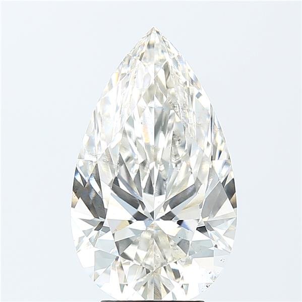 5.13ct H VS2 Rare Carat Ideal Cut Pear Lab Grown Diamond