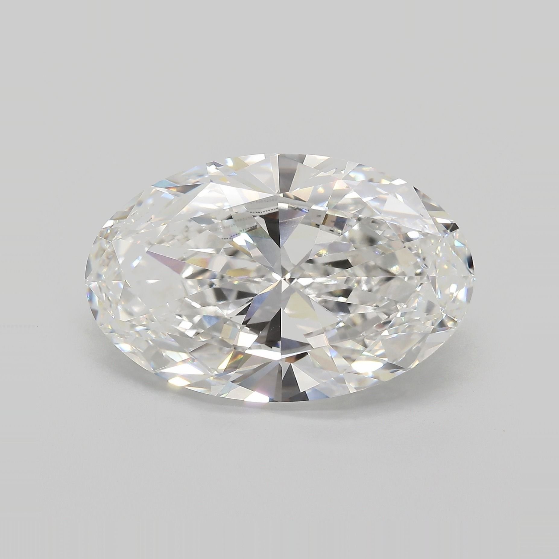 14.42ct F VVS2 Very Good Cut Oval Lab Grown Diamond