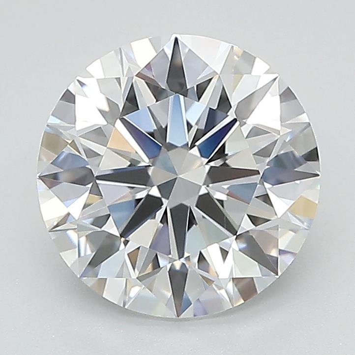 2.10ct D VS2 Rare Carat Ideal Cut Round Lab Grown Diamond