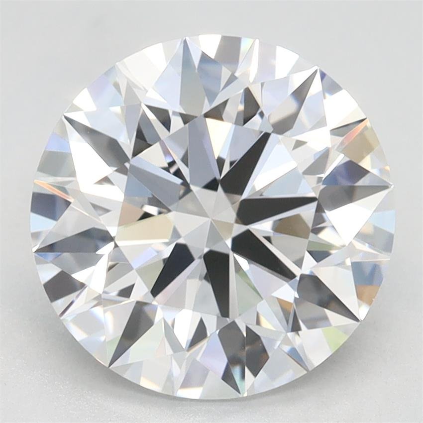 2.89ct D VVS1 Rare Carat Ideal Cut Round Lab Grown Diamond