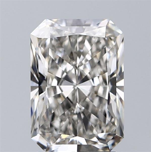 2.71ct H VS1 Rare Carat Ideal Cut Radiant Lab Grown Diamond