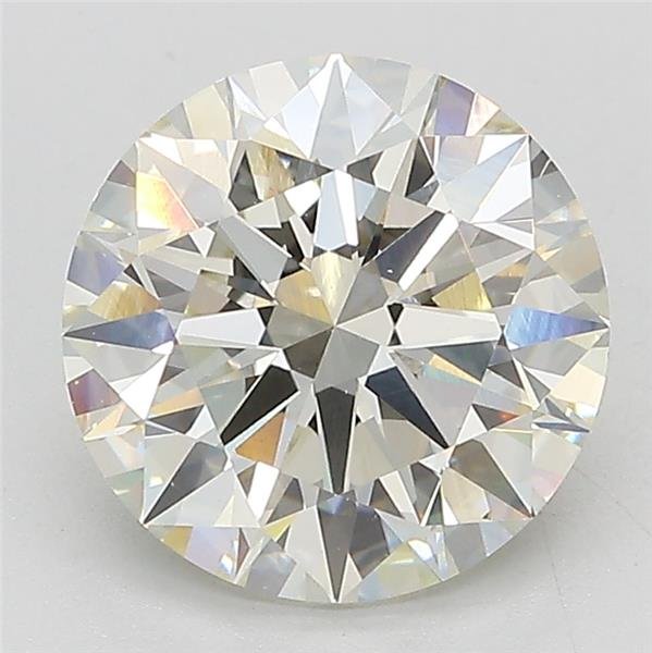 3.03ct J VS1 Rare Carat Ideal Cut Round Lab Grown Diamond