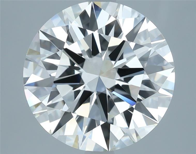 3.85ct I VVS2 Rare Carat Ideal Cut Round Diamond