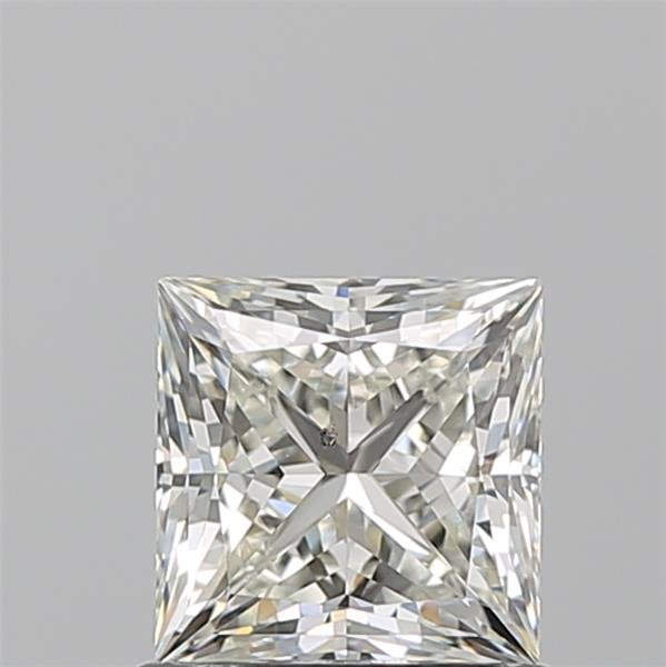 1.07ct J SI1 Rare Carat Ideal Cut Princess Diamond