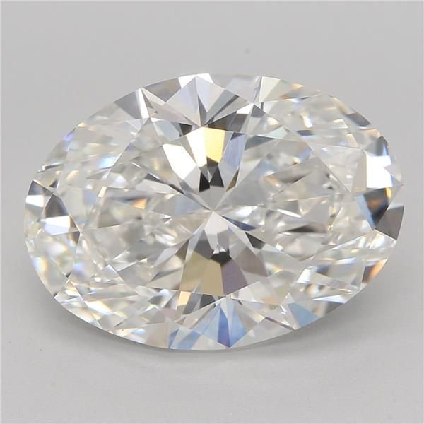 4.07ct E VVS2 Rare Carat Ideal Cut Oval Lab Grown Diamond