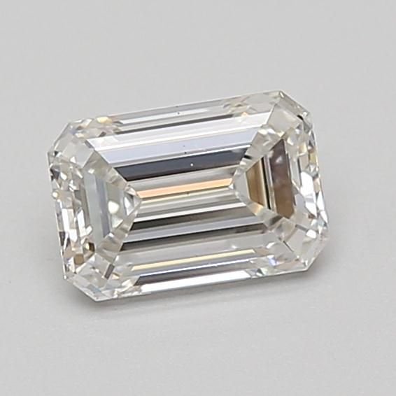 0.85ct F VS2 Rare Carat Ideal Cut Emerald Lab Grown Diamond