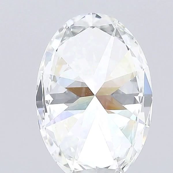 10.09ct F VS1 Rare Carat Ideal Cut Oval Lab Grown Diamond