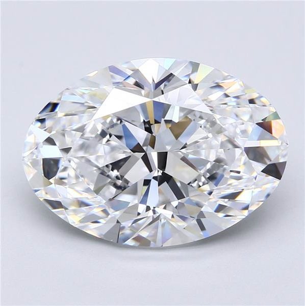 10.01ct D VS1 Rare Carat Ideal Cut Oval Diamond