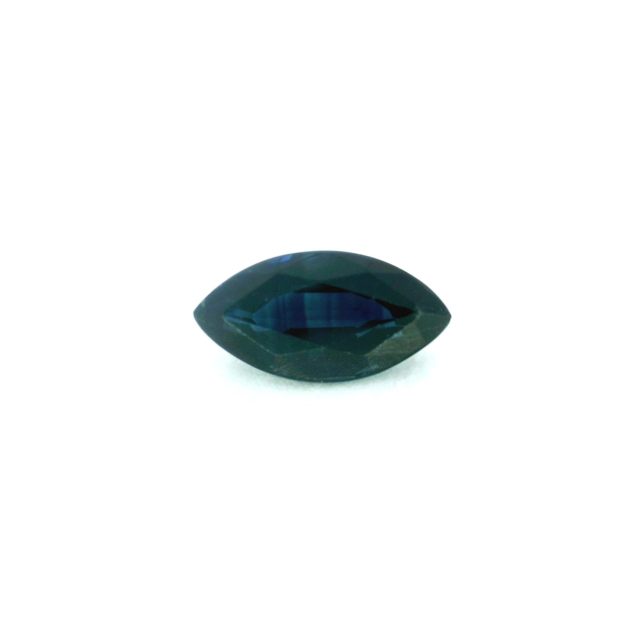 2.52 Carat Blue Marquise Sapphire