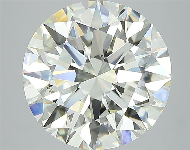 4.00ct J SI1 Rare Carat Ideal Cut Round Diamond