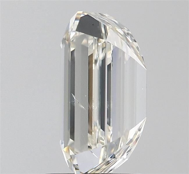 3.03ct J SI2 Rare Carat Ideal Cut Emerald Diamond