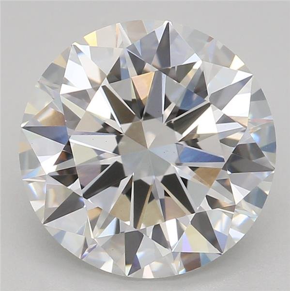 2.52ct E VVS2 Excellent Cut Round Lab Grown Diamond