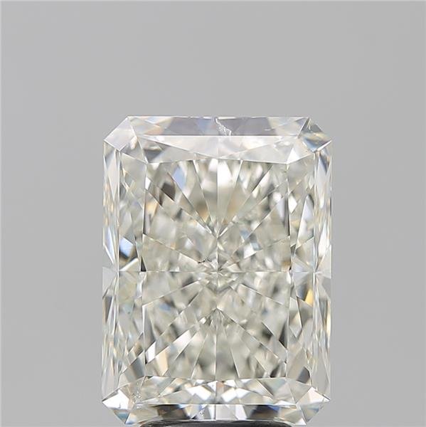 5.01ct J SI2 Rare Carat Ideal Cut Radiant Diamond